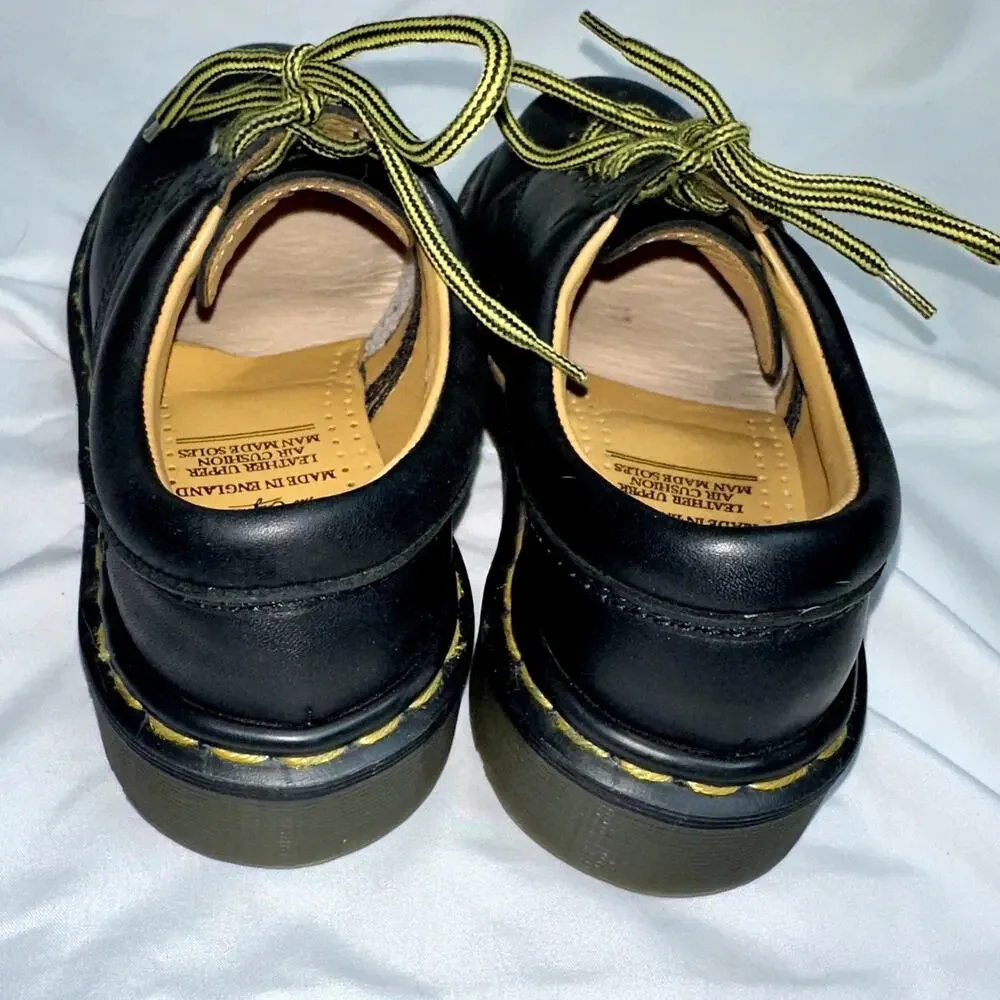 Dr. Martens The Original AirWair Kids Size 1 Black Leather Air Cushioned 9496 - Picture 3 of 7